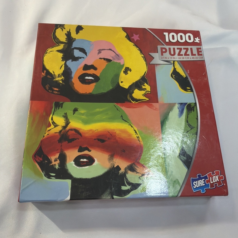 NEW Moviestar Marilyn Monroe by Steve Kaufman 1000pc Pop‎ Art Puzzle 24